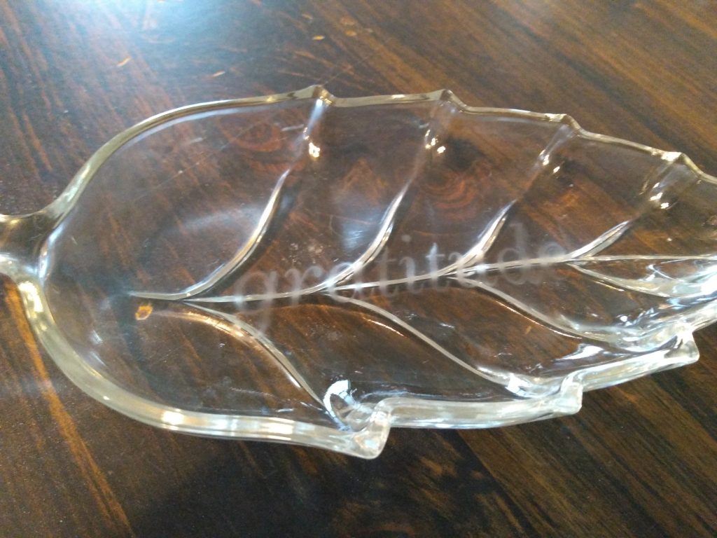 An elegant demonstration of glass etching